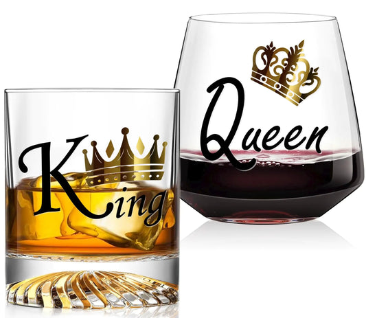 King and Queen Glasses