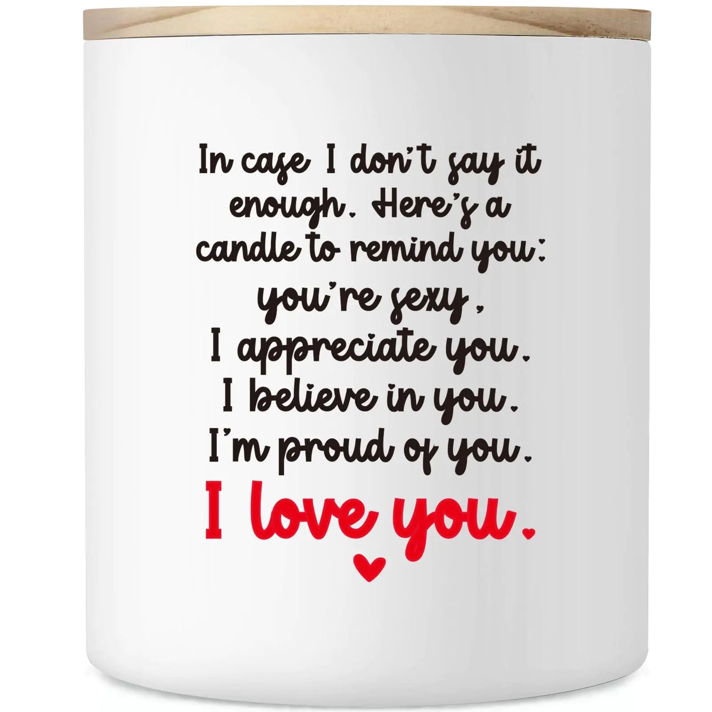 Valentines Day Gifts for Her Him 10oz Romantic Gifts for Wife Husband Girlfriend Boyfriend Valentines Day Anniversary Wedding I Love You Candle Gifts for Women Scented Soy Candle