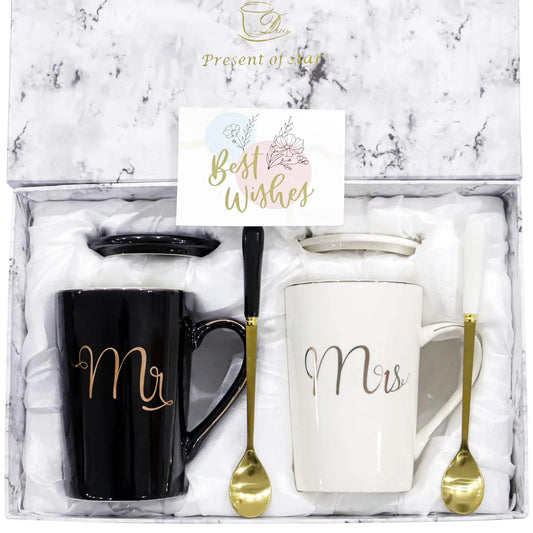 Mr and Mrs Gifts Valentines Day Gifts for Him Her Engagement Gifts for Couples Anniversary Wedding Gifts for Women Men Gifts for Newly Engaged Couples Bridal Shower Gifts for Bride (Type 1)